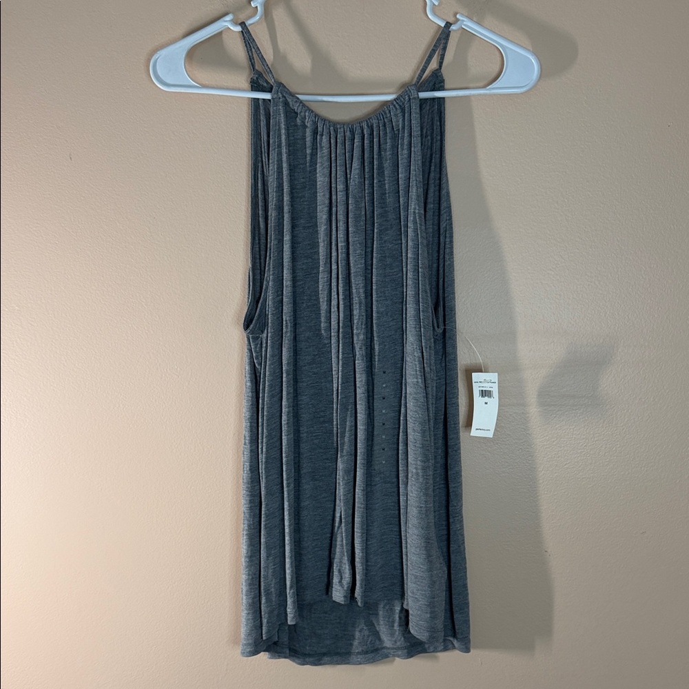 GAP Charcoal Grey High-Neck Sleeveless Tank